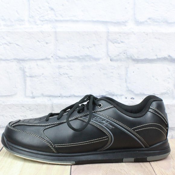 Strikeforce Other - STRIKEFORCE M-031 Black Rubber Comfort Lace Up Bowling Shoes Size US 9.5